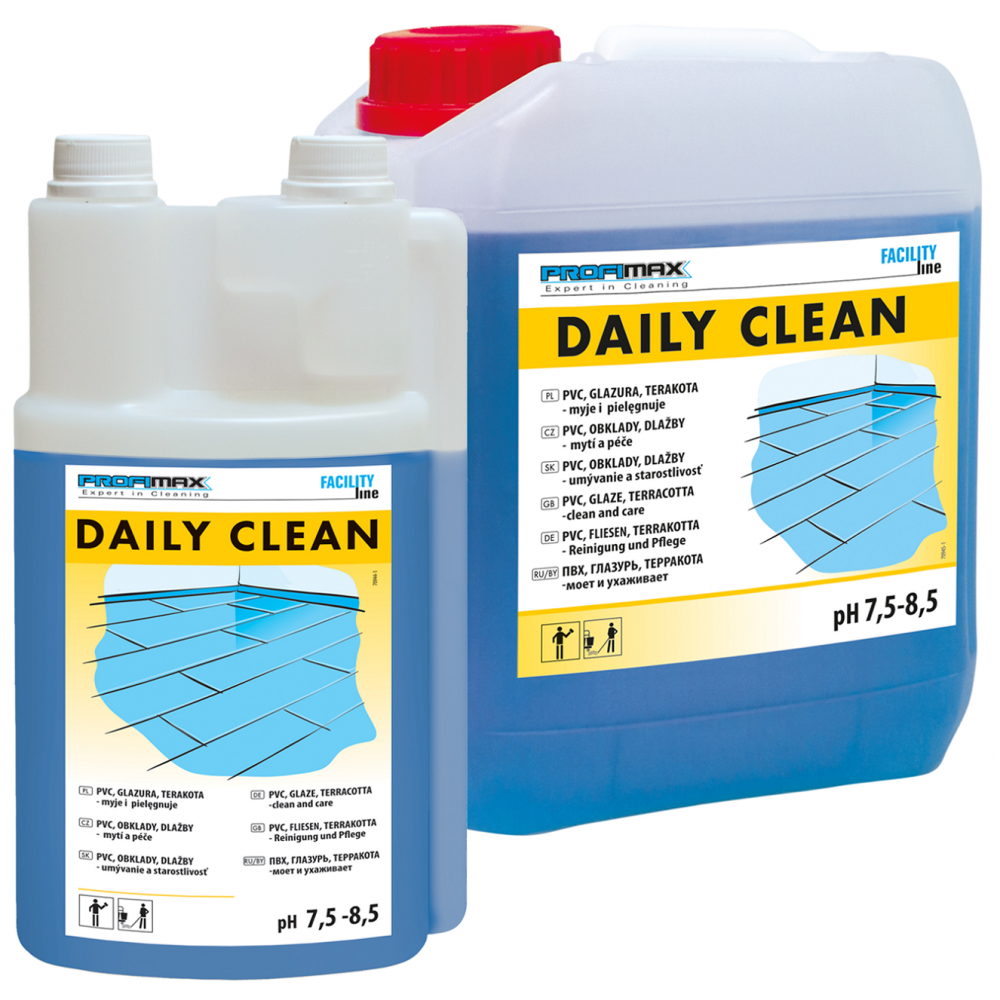 Daily Clean PVC, Glazura, Terakota - mycie i pielęgnacja /1L /5L
