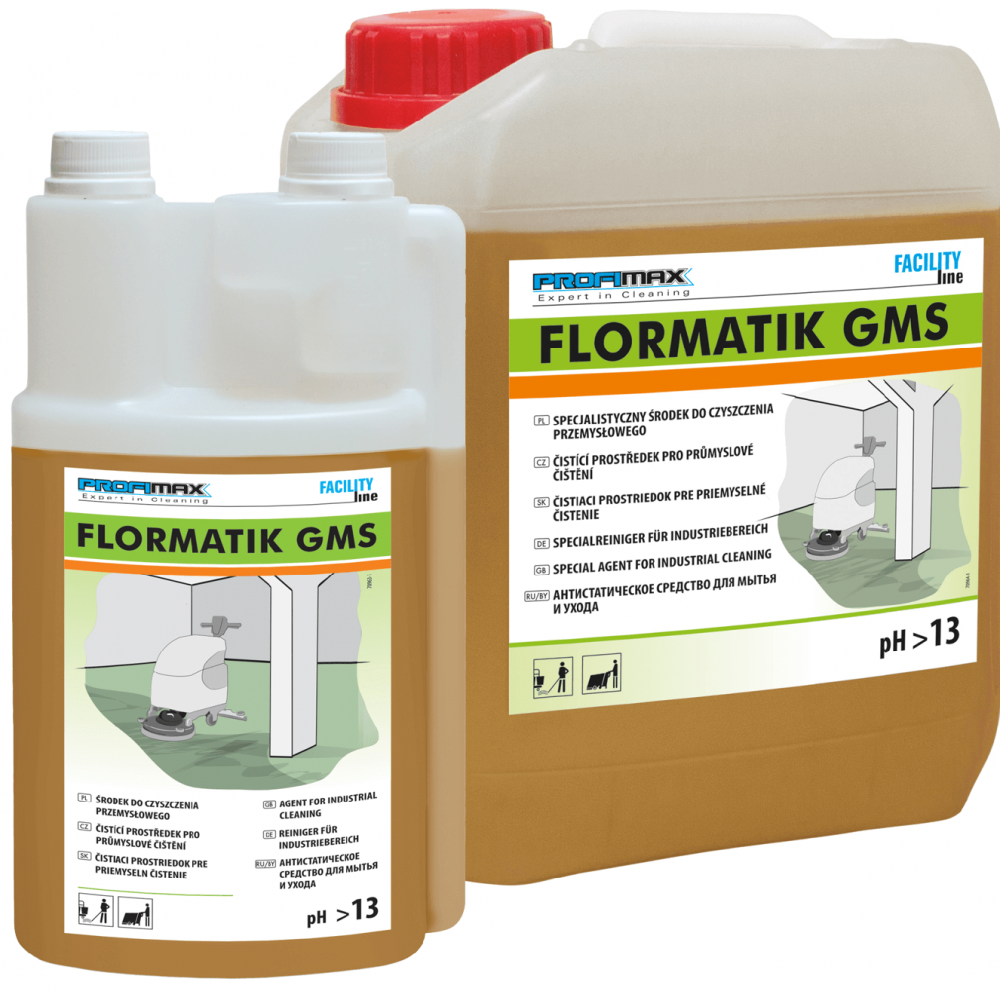 Flormatik GMS płyn do czyszczenia powierzchni przemysłowych /1L /5L