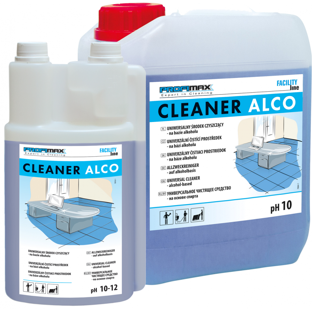 Cleaner Alco uniwersalny płyn na alkoholu do mycia podłóg /1L /5L