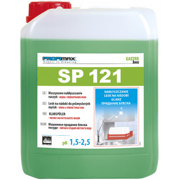 Profimax SP 121 środek do maszynowego płukania i nabłyszczania naczyń (woda miękka i średnio twarda) /5L /10L