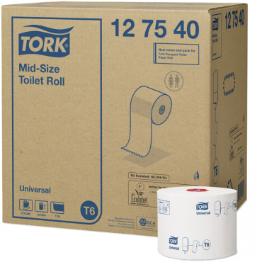 Tork Mid-size ekonomiczny papier toaletowy do dozowników automatycznych /127540