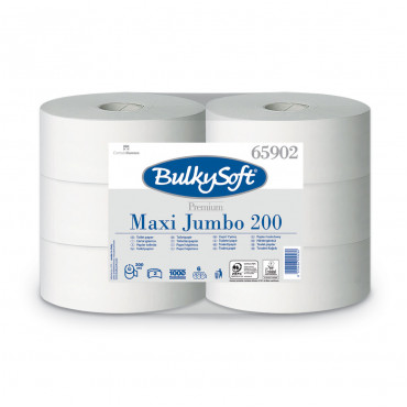 BulkySoft Premium papier toaletowy maxi jumbo centralnego dozowania /celuloza /2w /200m /65902
