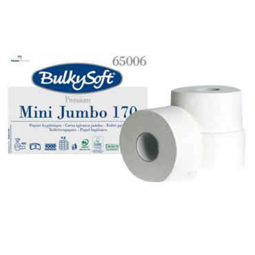 BulkySoft Premium papier toaletowy mini jumbo /celuloza /2w /170m /65006