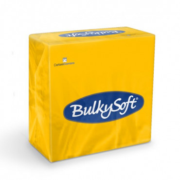 Bulkysoft serwetki papierowe żółte /33x33 /100szt. /32410