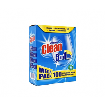 Clean At Home tabletki do zmywarki / 5w1/100szt