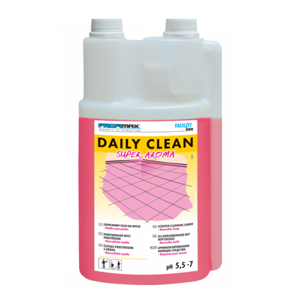 Daily Clean Super Aroma zapachowy płyn do podłóg - Mydło Marsylskie /1L /5L